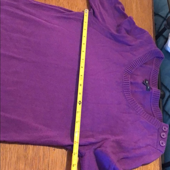Gap- soft purple crew sweater - Picture 5 of 8